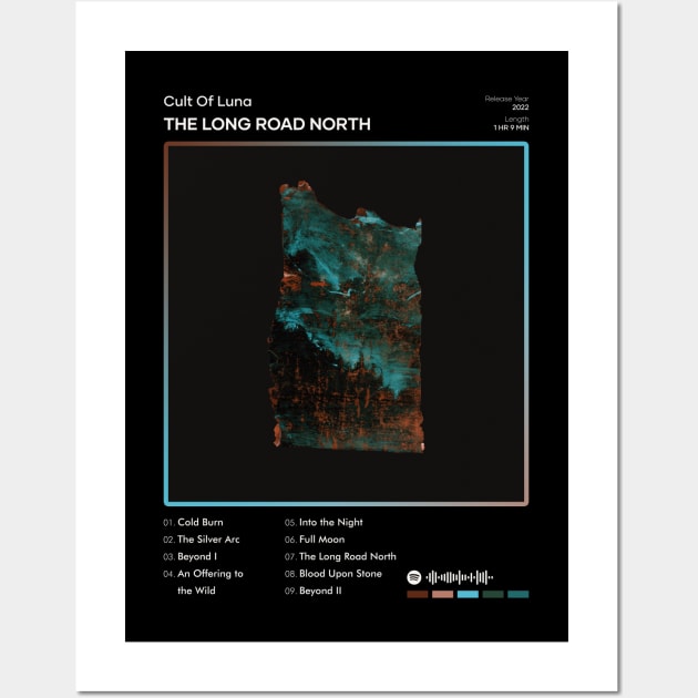 Cult Of Luna - The Long Road North Tracklist Album Wall Art by 80sRetro